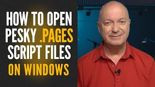 HOW TO OPEN PESKY  PAGES FILES IN WINDOWS