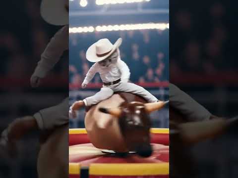 GATINHO NO TOURO MECÂNICO #funk #cat #petsfofinhos #cute #shortsviral #funny