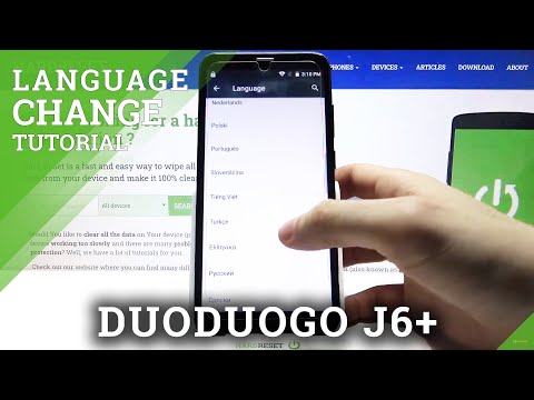 How to Change Language in DUODUOGO J6+ - Change System Language