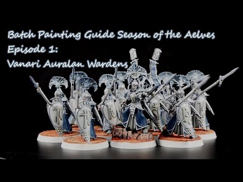 Batch-Painting Guide Lumineth Auralan Wardens! Season of the Aelves - Episode 1