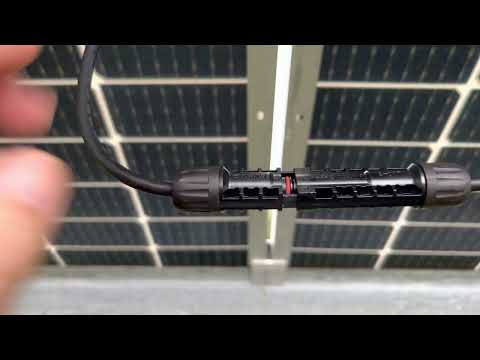 Solar Power Project - PV Array Wiring and Combiner Box