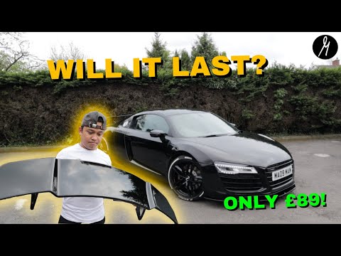 Universal Spoiler Install - A Cheap Spoiler On My Audi R8