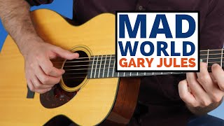 Mad World (Gary Jules) - Beginner Fingerstyle Guitar Lesson