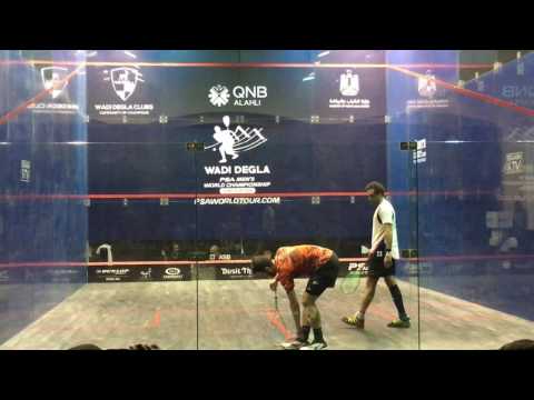 Wadi Degla Squash World Championship 2016 - Round 3 - Ramy Ashour v Daryl Selby - 4th Game