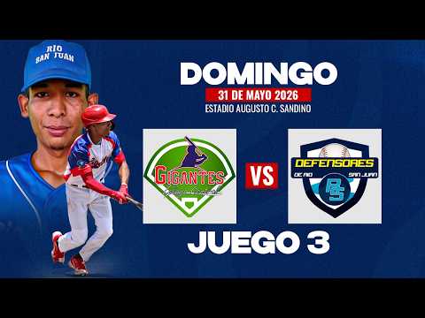 🔴 #Pomares2026 🎥⚾JUEGO 3 – Zelaya Central 🆚 Río San Juan