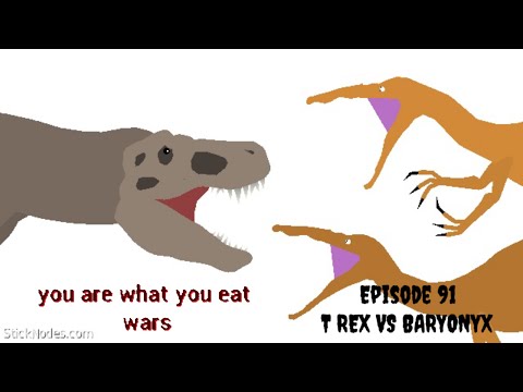 You are what you eat wars - episode 91 - T. rex vs baryonyx