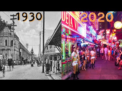 Evolution of Bangkok (Thailand) 1920 - 2020