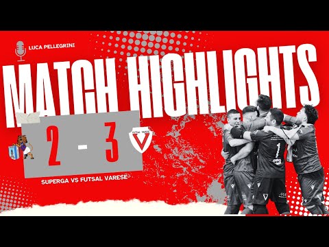 ⚽ Superga - Futsal Varese 2-3 | Highlights Calcio a 5 | ⚪🔴