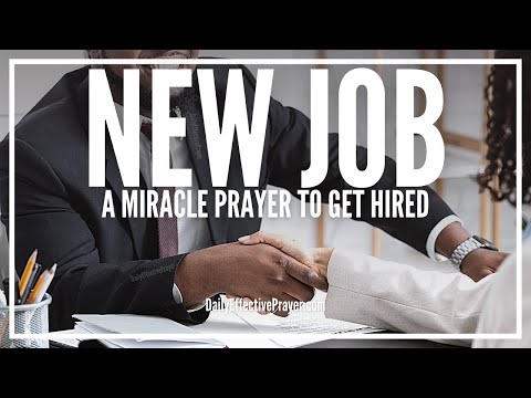 Prayer For a Job | Powerful Breakthrough Miracle Prayer For New Better Job