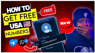 How to Get a Free USA🇱🇷 Phone Number for WhatsApp & Telegram Verification 2023