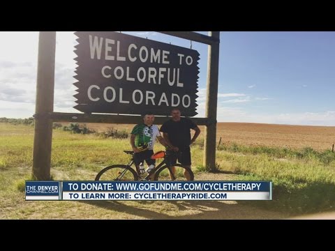 Bicyclist riding across the country to encourage people to talk about depression, anxiety