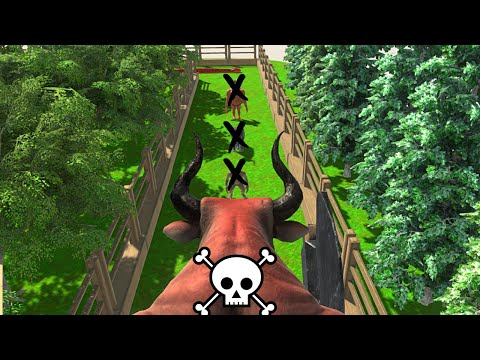 MINOTAUR JUNGLE DEATH RUN !! -Animal Revolt Battle Simulator