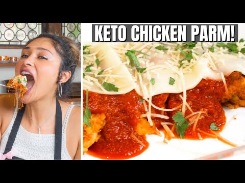 KETO CHICKEN PARMESAN! How to Make the BEST Keto Chicken Parm Recipe