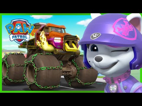 Rescue Wheels: Pups Save Adventure Bay from Monster Trucks! - PAW Patrol Episode - Cartoons for Kids