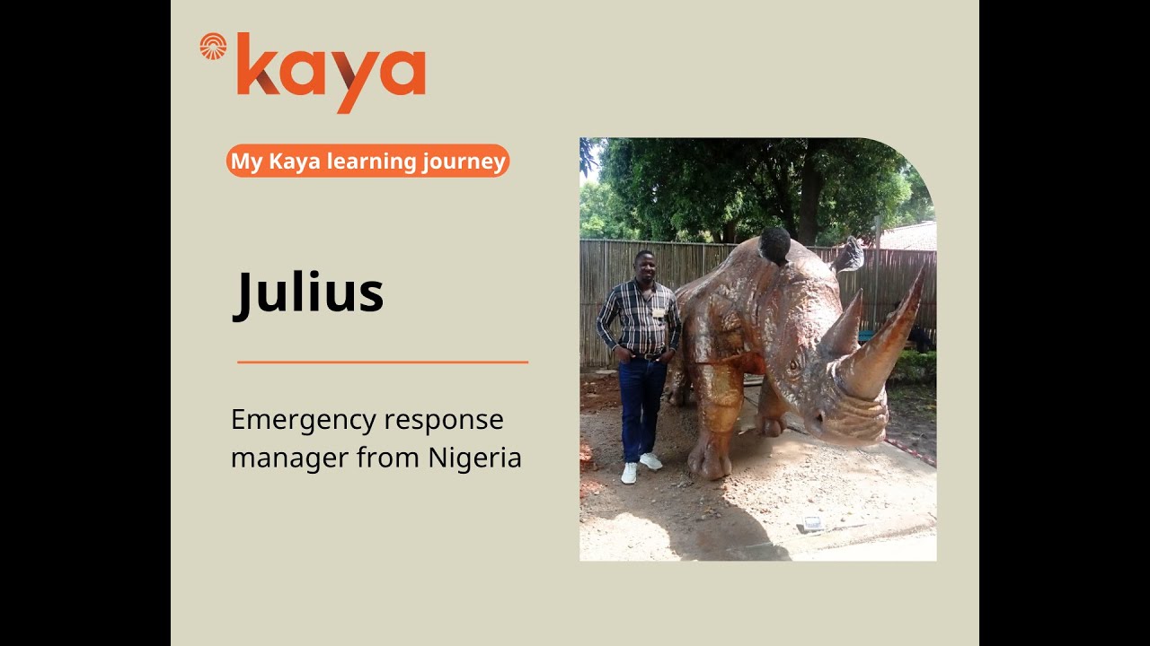 Kaya learner spotlight: meet Julius from Nigeria