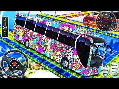 Impossible Bus Stunt Racing 2023 - Mega Ramp Driving Simulator 3D - Android GamePlay- 3