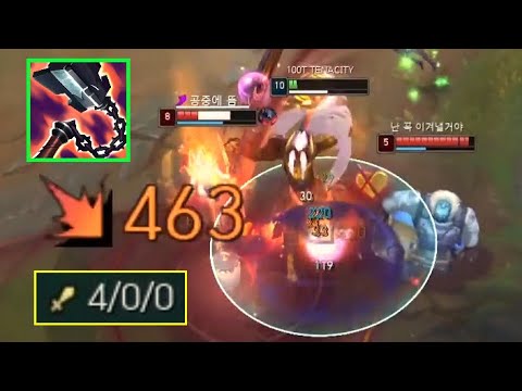 When you gank 4/0 lvl 10 Aatrox.