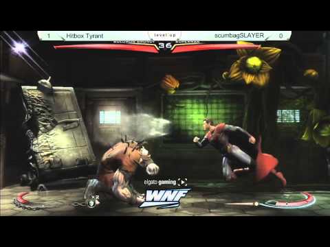 INJUSTICE Hitbox Tyrant vs littlebagSLAYER - WNF 2014 Season 1
