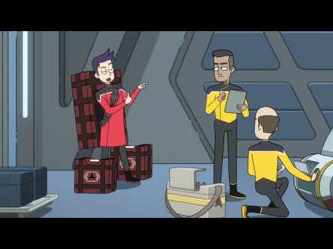 Boimler with the finger guns