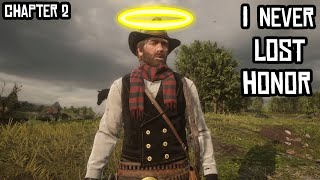 How I beat Red Dead Redemption 2 without EVER losing honor (Chapter 2)