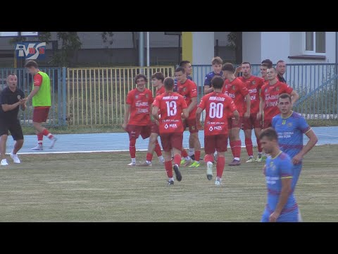 STAL NOWA DĘBA - POGOŃ LEŻAJSK 1:3 (1:1) -  FRAGMENTY MECZU I KOMENTARZE TRENERÓW