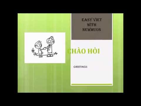 베트남어 배우기 - Learn Vietnamese language: Everyday conversation - Lesson 1: Greeting