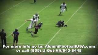 preview picture of video 'Bonham vs Sherman Alumni Football USA Highlights 4-15-12'