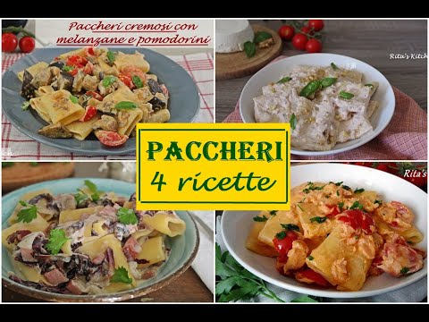 PACCHERI: 4 ricette
