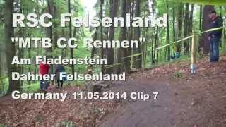 preview picture of video 'MTB CC Rennen vom RSC Felsenland Bundenthal Dahner Felsenland Germany T7/11'