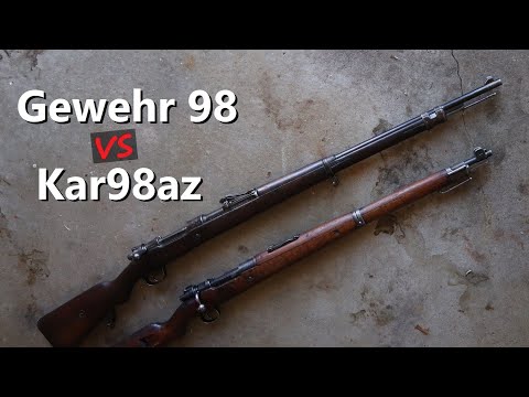 German Gewehr 98 vs Kar98az - Rifle vs Carbine Comparison