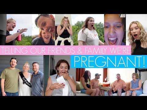 Telling Our Friends & Family That I'm PREGNANT!!