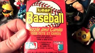 1988 Leaf Baseball Wax Pack Unwrapping & Trading Cards Review - The No Swear Gamer
