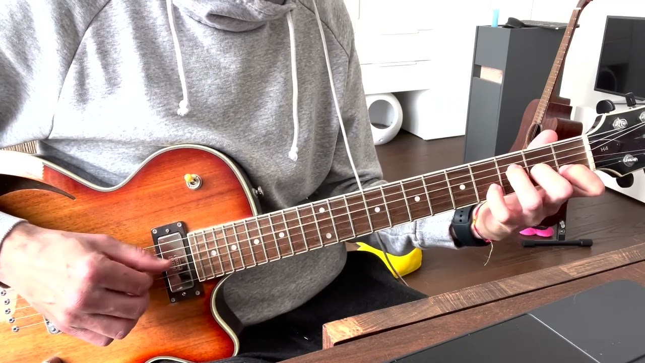 Roberto Barlocci playing a fingerstyle Rock Lobster arrangement on solo guitar