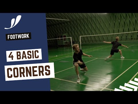 FOOTWORK tutorial 4 CORNERS (Offense & Defense) | Basic Feather
