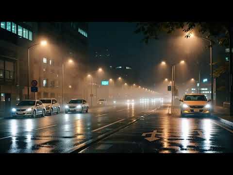 LoFi Jazz Music for Study & Sleep | Rainy City Night Chill Vibes