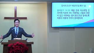 요한복음 강해(58) 감사의 조건? “세상의 빛, 예수” (2)