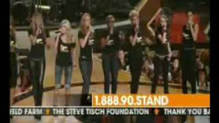 Just Stand Up For Cancer Rihanna Beyonce Leona Lewis Miley Cyrus Ciara Mariah Carey Fergie Lyrics