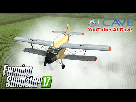 Farming Simulator 17 Mods: Fertilizing by Airplane or MAP GIFTS OF THE CAUCASUS from Above