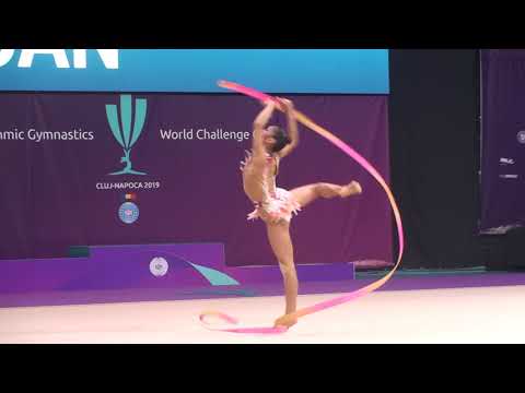 Katherine Uchida CAN Ribbon AA World Challenge Cup Cluj 24 August 2019