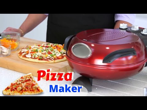 Stainless Steel Round Mini Pizza maker, For Commercial Use, Size:  570x335x170mm