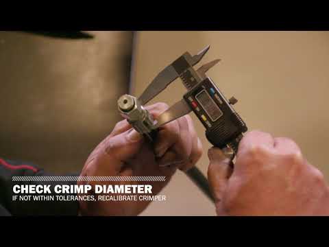 Measuring Crimp Diameter Featuring the Gates PC 707 Crimper