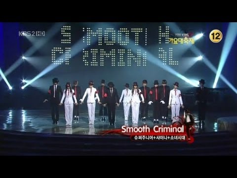 Girls Generation (SNSD) Super Junior  SHINee - Smooth Criminal