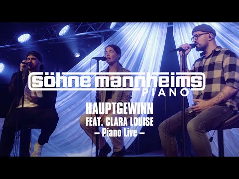Söhne Mannheims Piano - Hauptgewinn (feat. Clara Louise) - Piano Live Edit [Official Video]