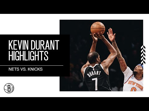 Kevin Durant Highlights | Brooklyn Nets vs. New York Knicks