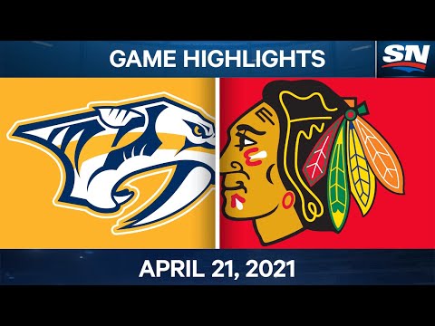 NHL Game Highlights | Predators vs. Blackhawks - Apr. 21, 2021