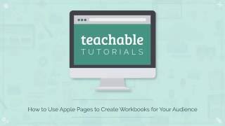 How to Use Apple Pages to Create Editable Workbooks for Your Business or Online Course