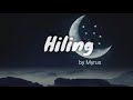 Hiling by Myrus -Lyrics