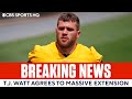 T.J. Watt agrees to HUGE extension, will be NFL's highest-paid defender | CBS Sports HQ
