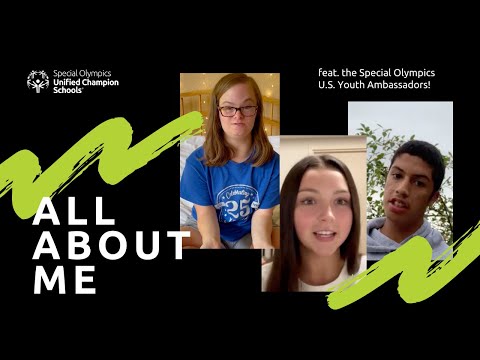 All About Me with the Special Olympics U.S. Youth Ambassadors