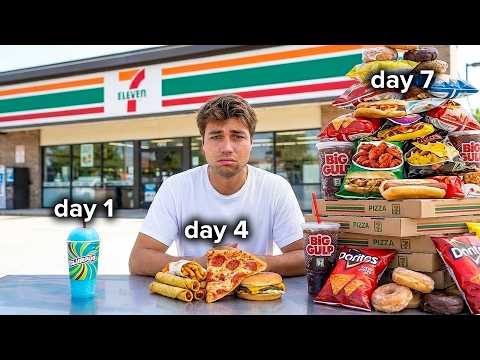 I Only Ate 7-Eleven For A Week, But Doubled My Budget Every Day